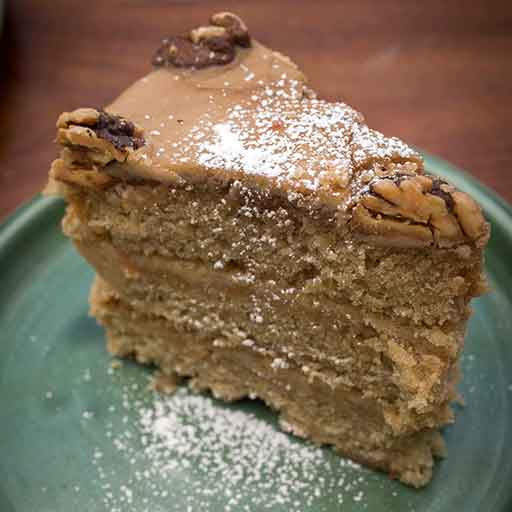 On the menu:: Coffee cake at The Blackberry Café