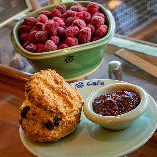 On the menu: Scones at The Blacckberry Café