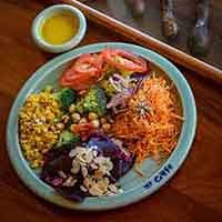 Fresh salads at The Blackberry Cafe Thomastown Kilkeeny Ireland